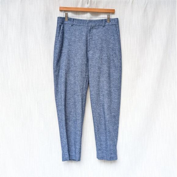 Club Monaco Wool Blend Straight Leg Mid Rise Ankle Chino Pants, size 8 - Picture 1 of 9